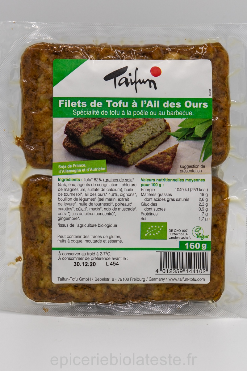 Filets de Tofu à l'Ail des Ours